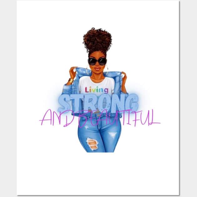 Strong woman Wall Art by Sazzy's